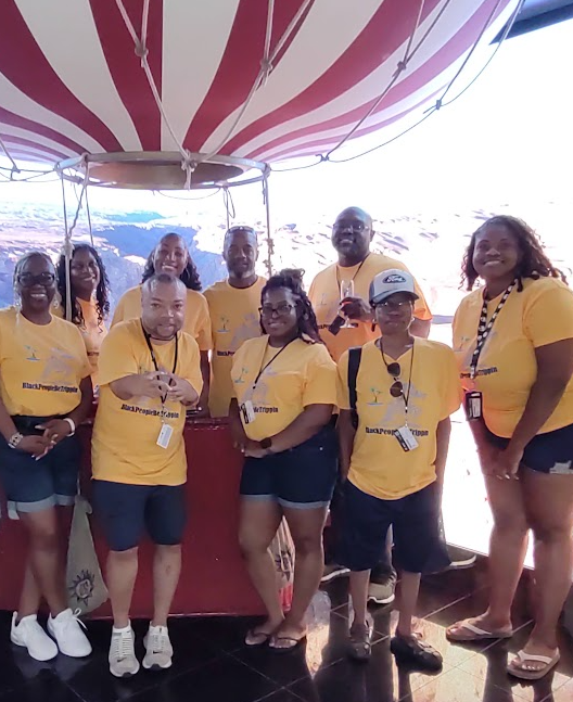 Black People Be Trippin lifestyle community enjoying a group experience on MSC cruise